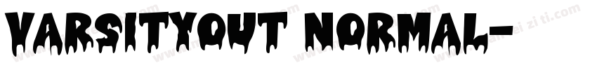 VarsityOut Normal字体转换